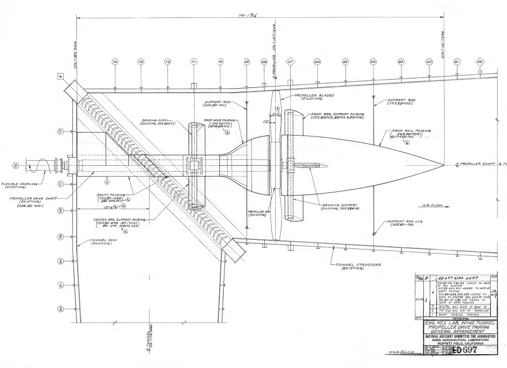 Blueprint show AWT propeller drive fan.