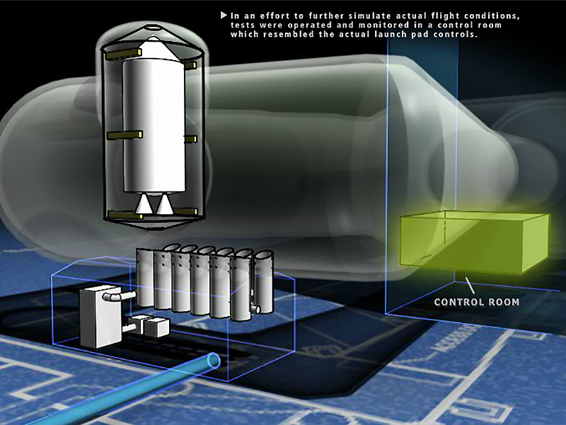 Illustration of vacuum chamber components.