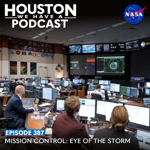 Houston We Have a Podcast Episode 387: Mission Control: Eye of the Storm
A view of Mission Control Houston overlooking the Flight Director and CAPCOM console.