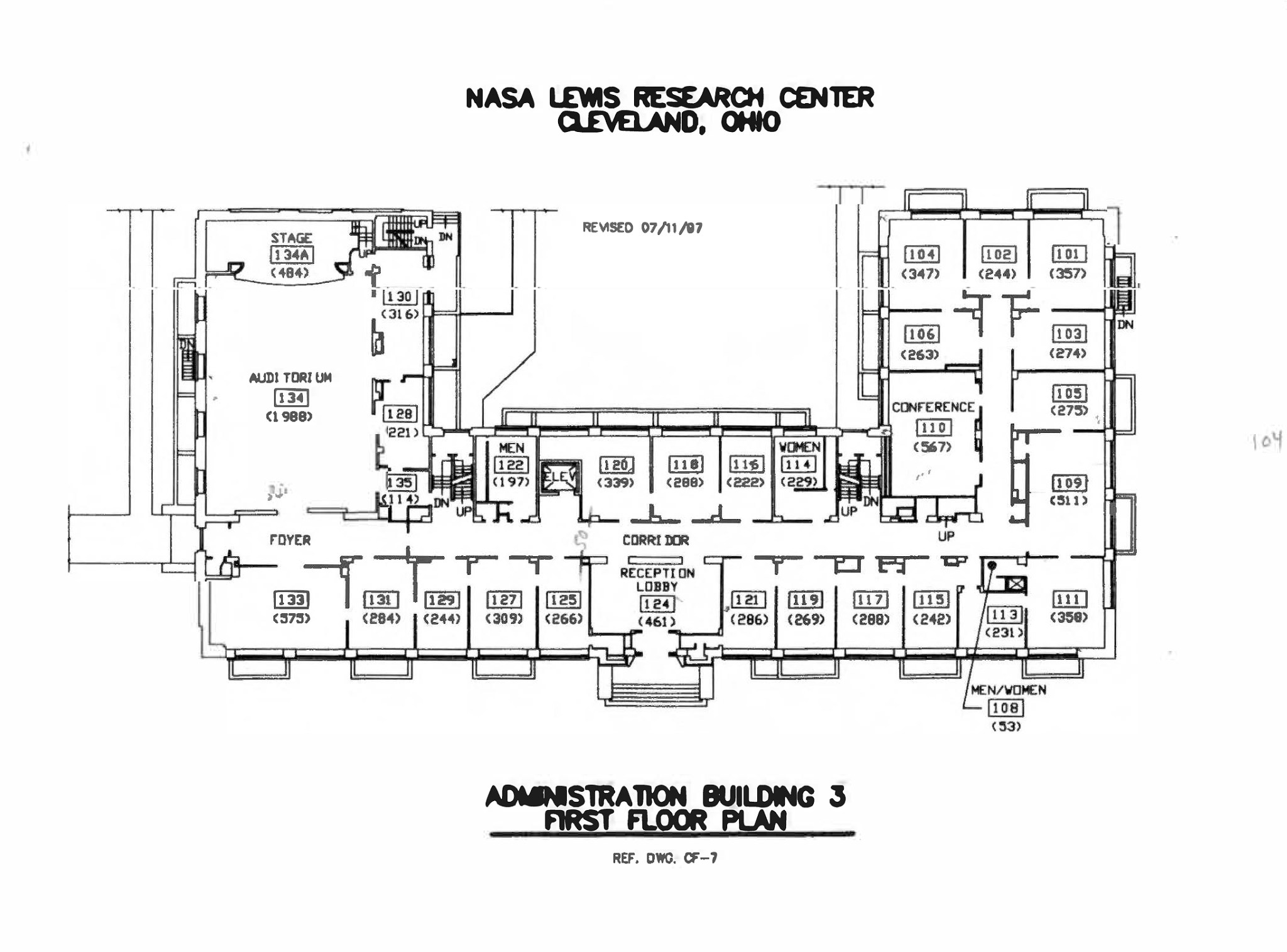 Building floor plan.