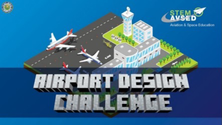 FAA Airport Design Challenge banner showing an isotope airport.