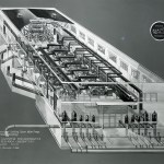 Isometric drawing of the Refrigeration Building and its equipment