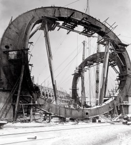 AWT corner rings standing vertically.