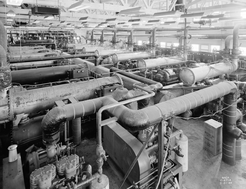 Cooling equipment inside the Refrigeration Building
