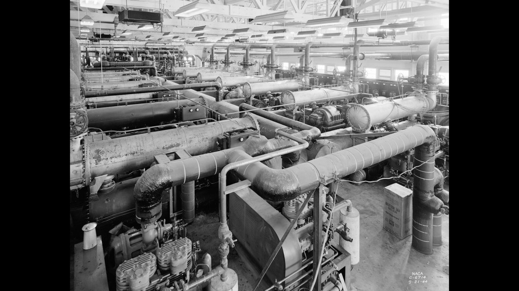 Cooling equipment inside the Refrigeration Building