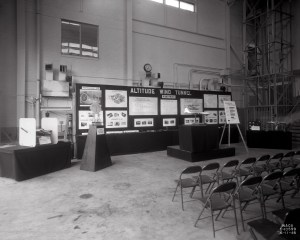 Altitude Wind Tunnel wartime research display