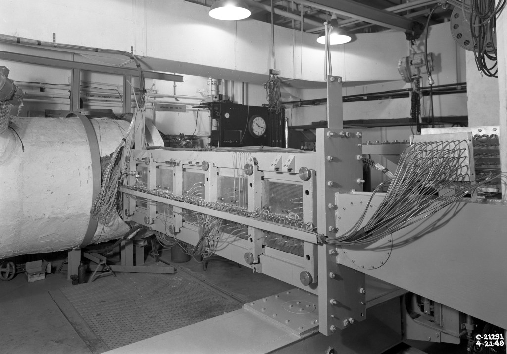 Duct Lab test section under the Altitude Wind Tunnel