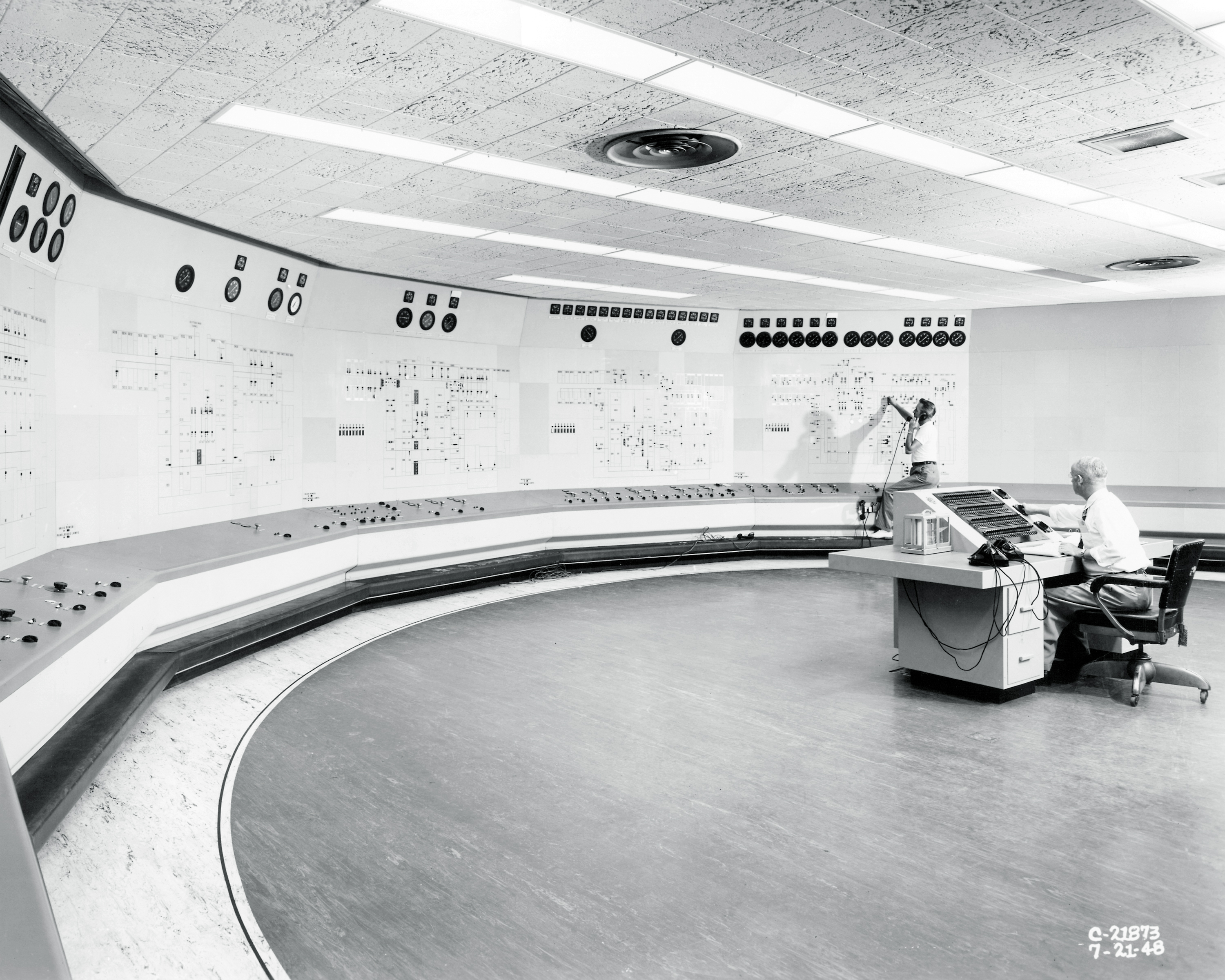 Central Control Room in Engine Research Bldg.
