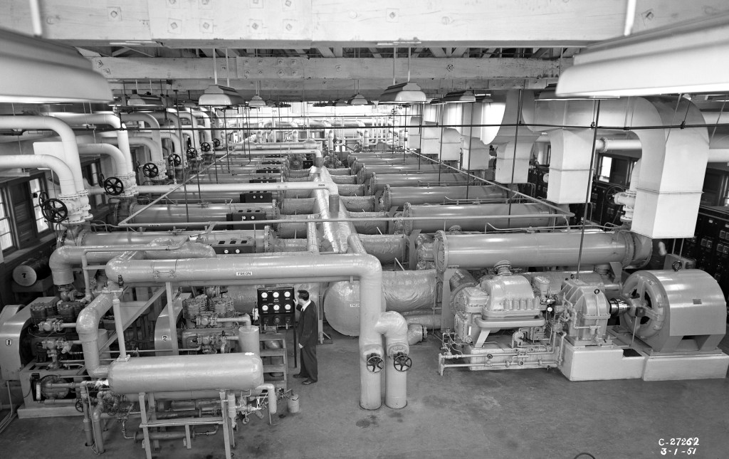 Carrier Centrifugal Compressors inside Refrigeration Building