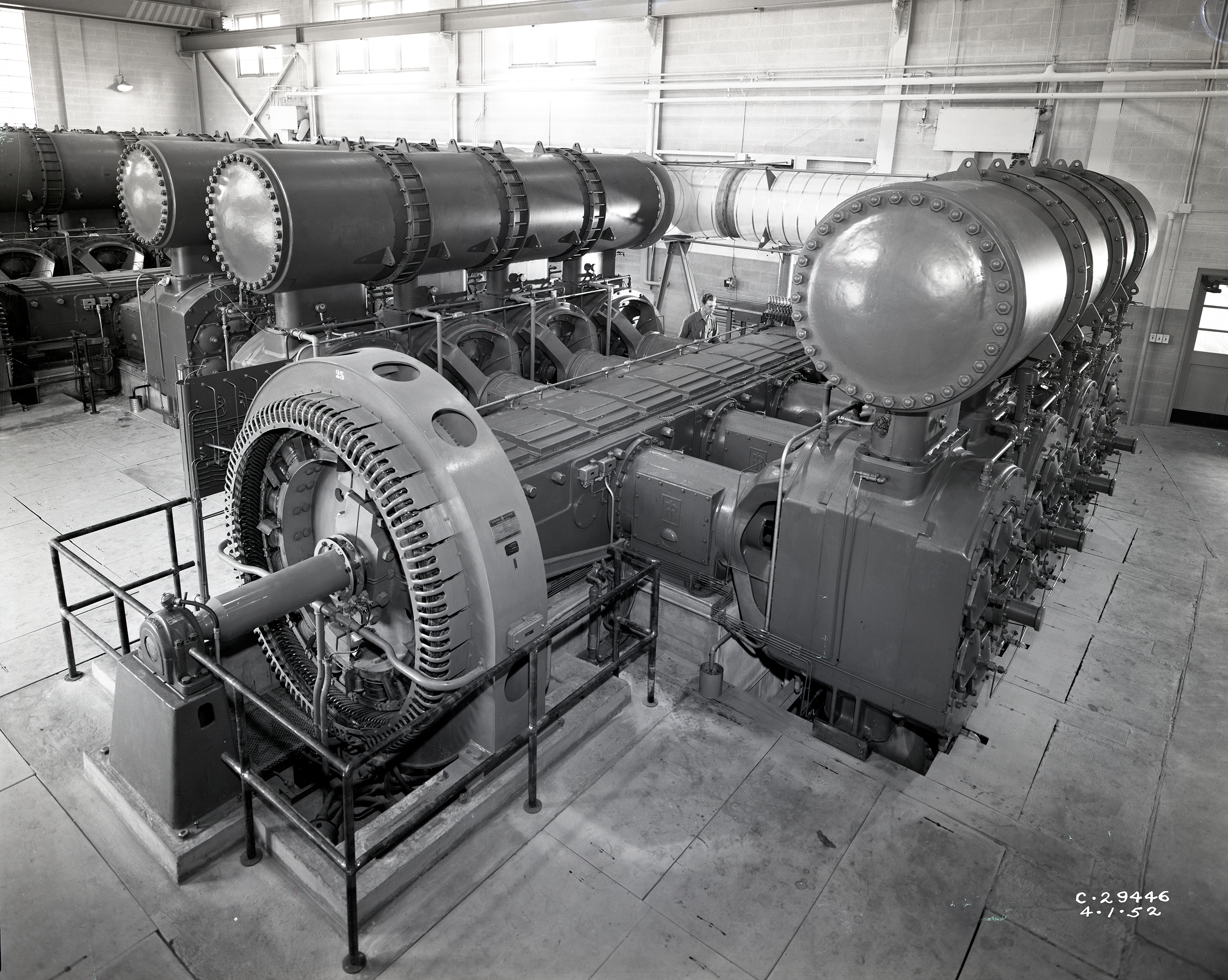 New exhauster equipment.