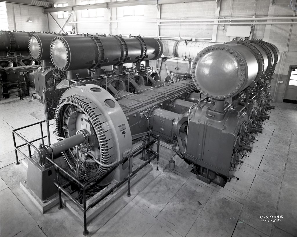New exhauster equipment.