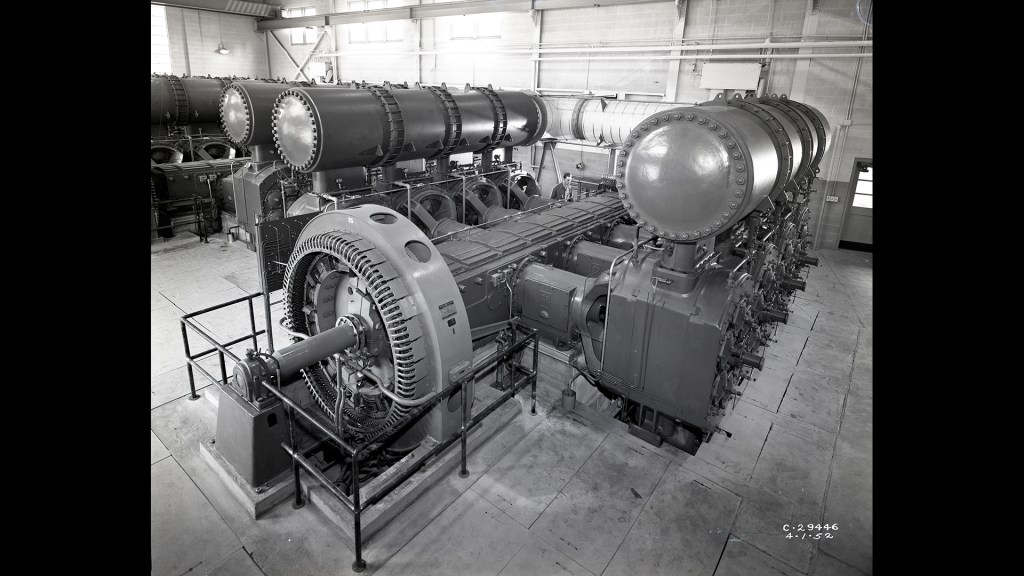 New exhauster equipment.