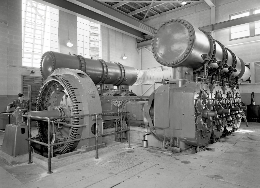 Compressor in Exhauster Building Addition