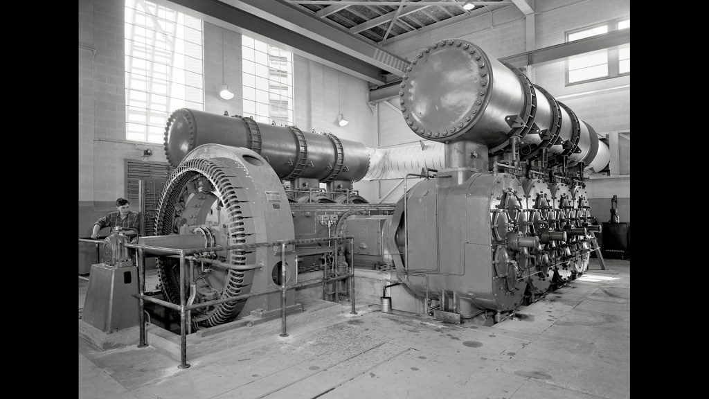 Compressor in Exhauster Building Addition