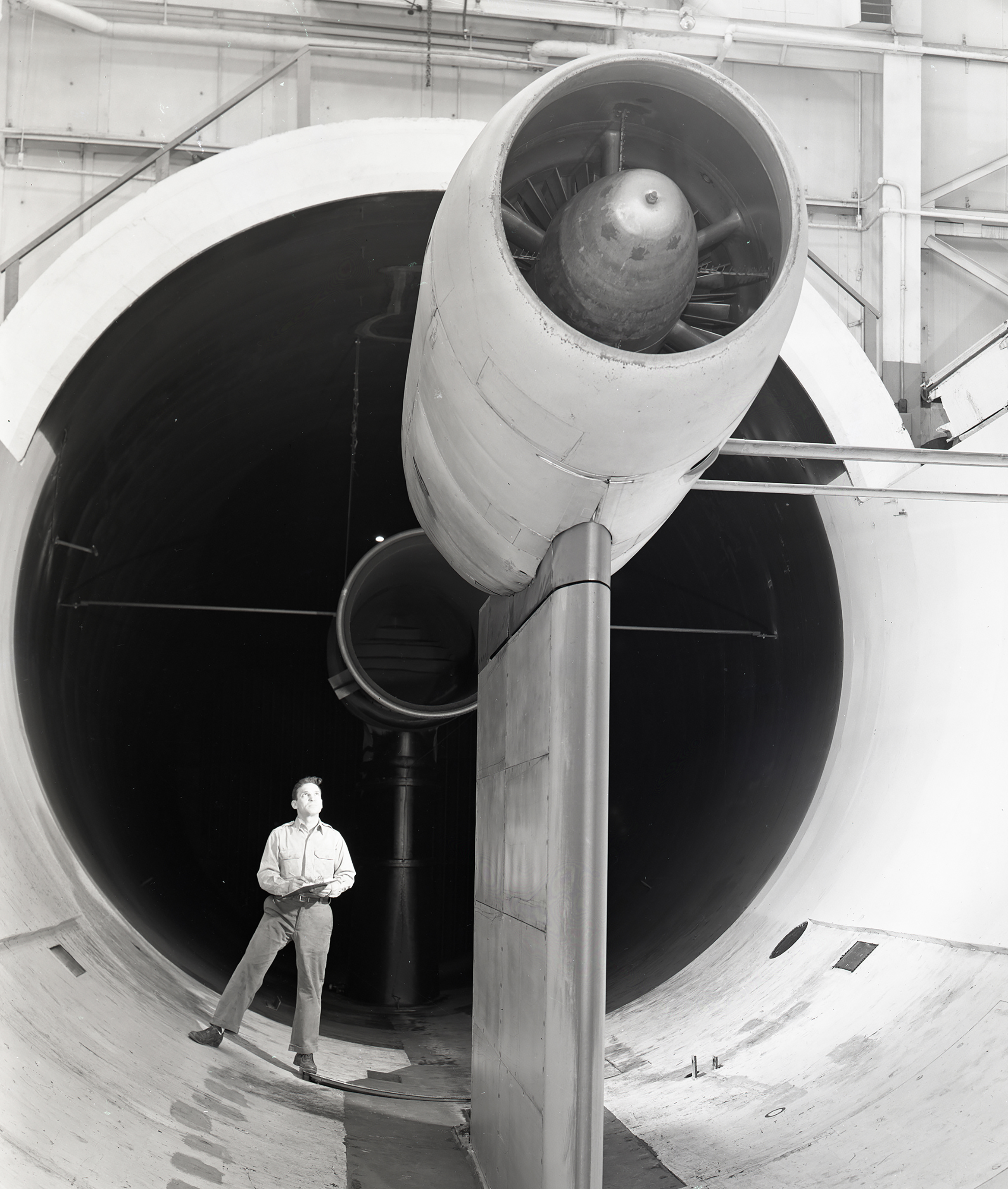 J57 in AWT with air scoop behind