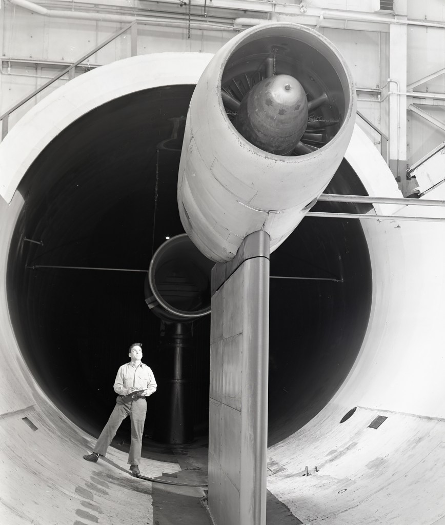 J57 in AWT with air scoop behind