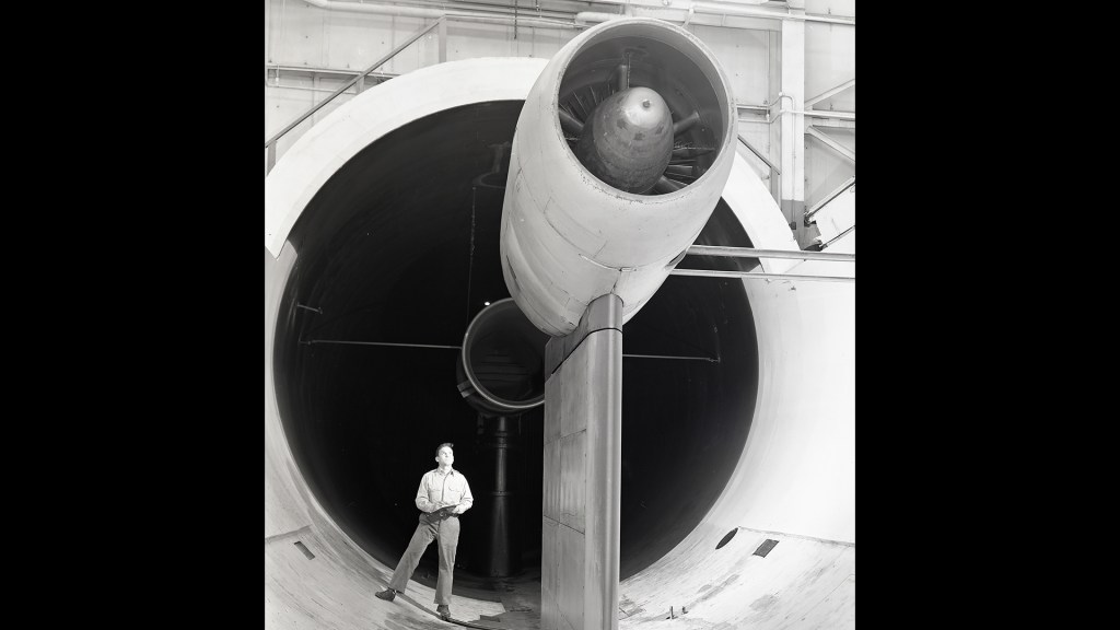 J57 in AWT with air scoop behind