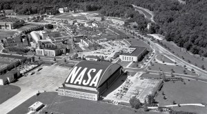 Aerial view of Lewis Research Center.