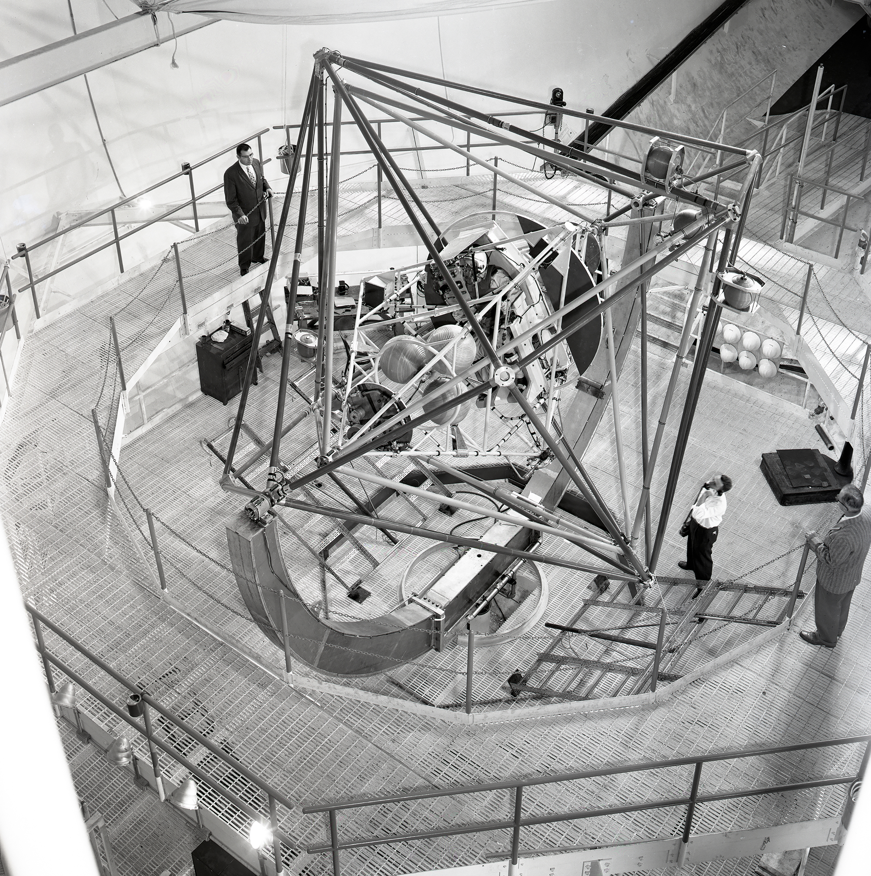 View of the MASTIF rig from above
