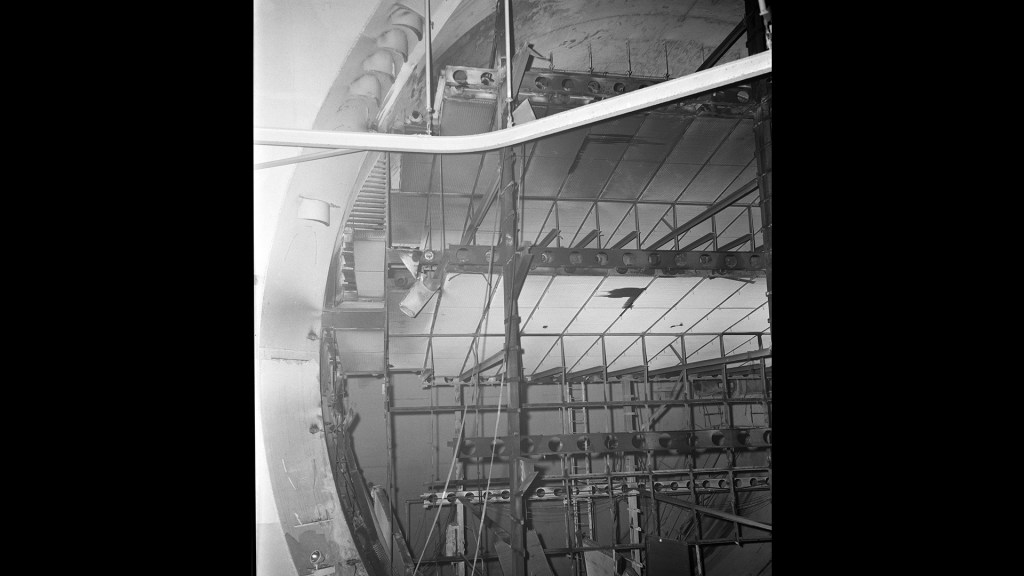 Removal of Altitude Wind Tunnel Turning Vanes