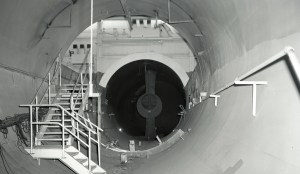 View through Altitude Wind Tunnel's Former Test Section