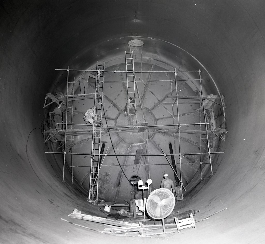 Bulkhead Erected in the new Space Power Chamber