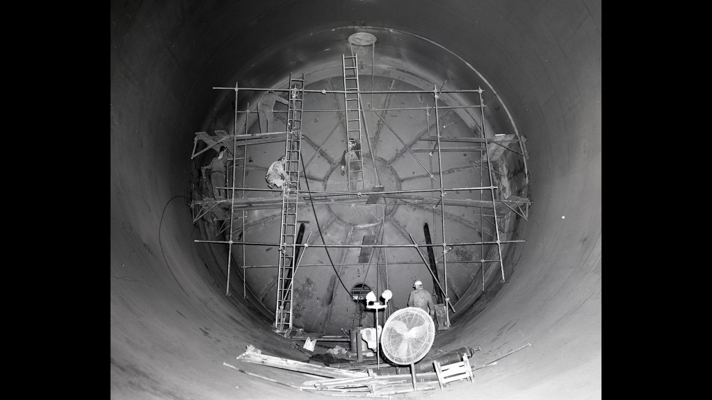 Bulkhead Erected in the new Space Power Chamber