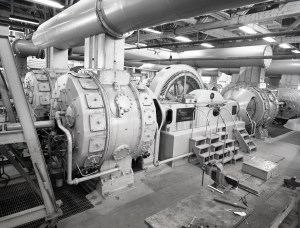 Worthington exhausters inside the Exhauster Building
