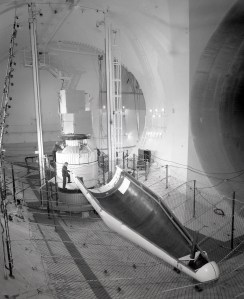 OAO-2 shroud in net after separation test