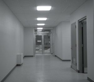 Hallway in Shop and Office Building
