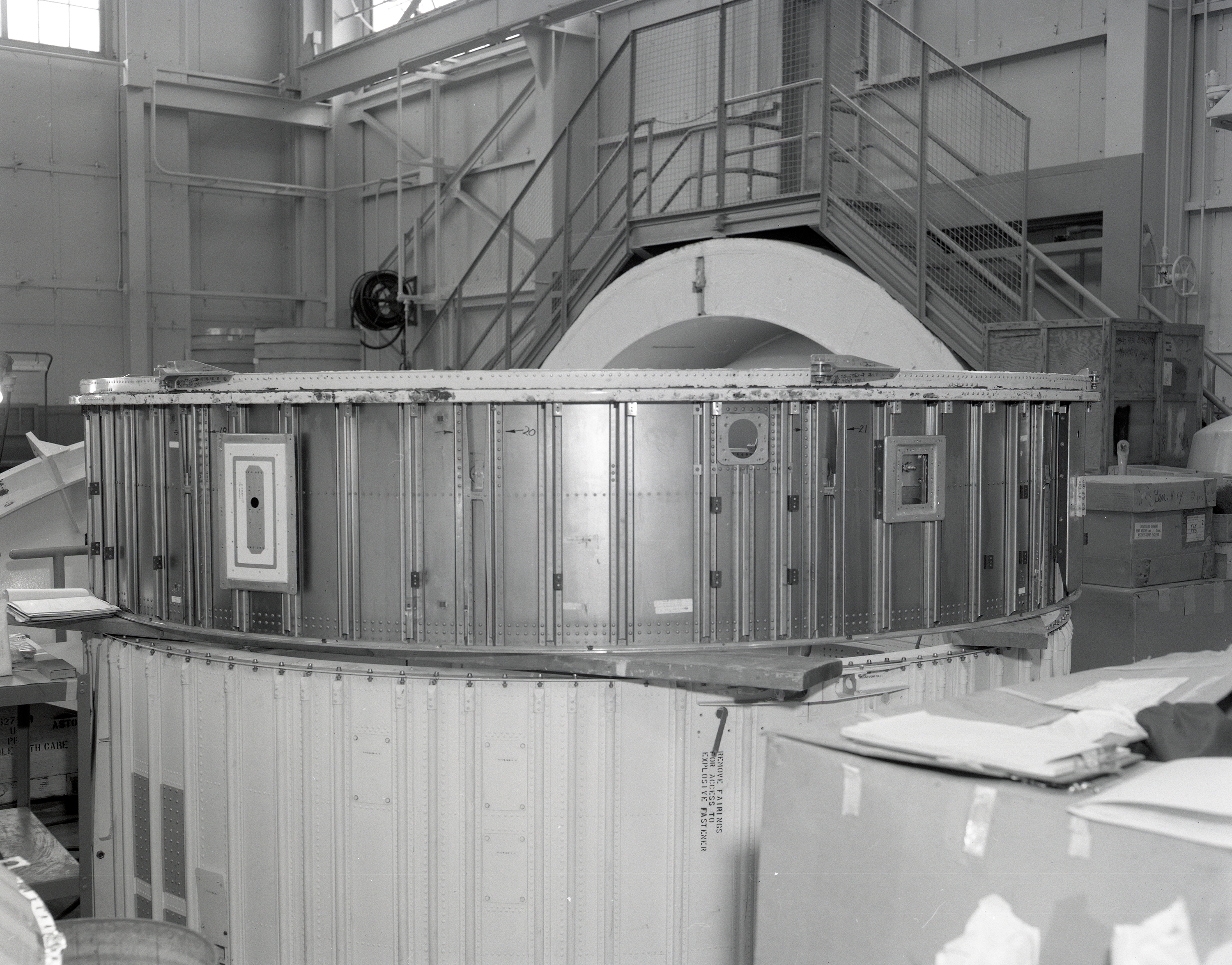 Equipment module in SPC test chamber