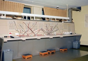 Telephone switchboard.
