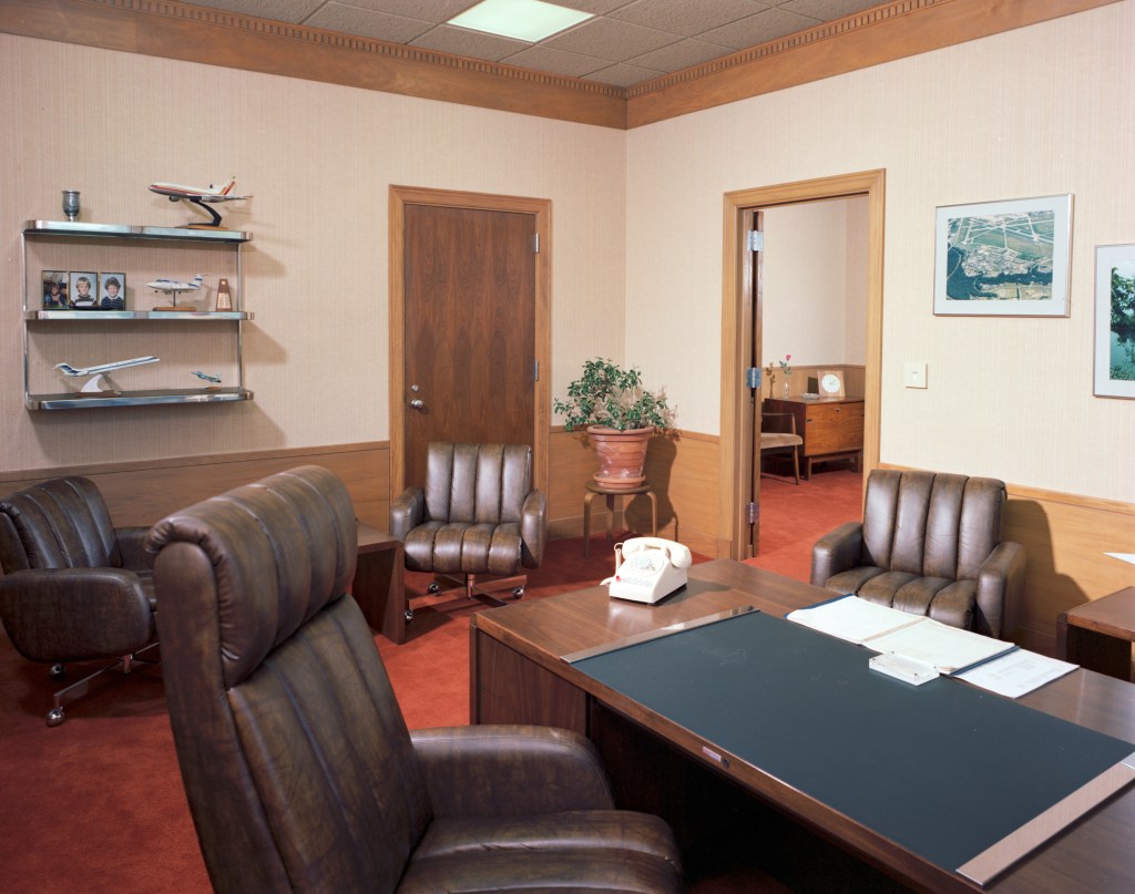 Office with desk.