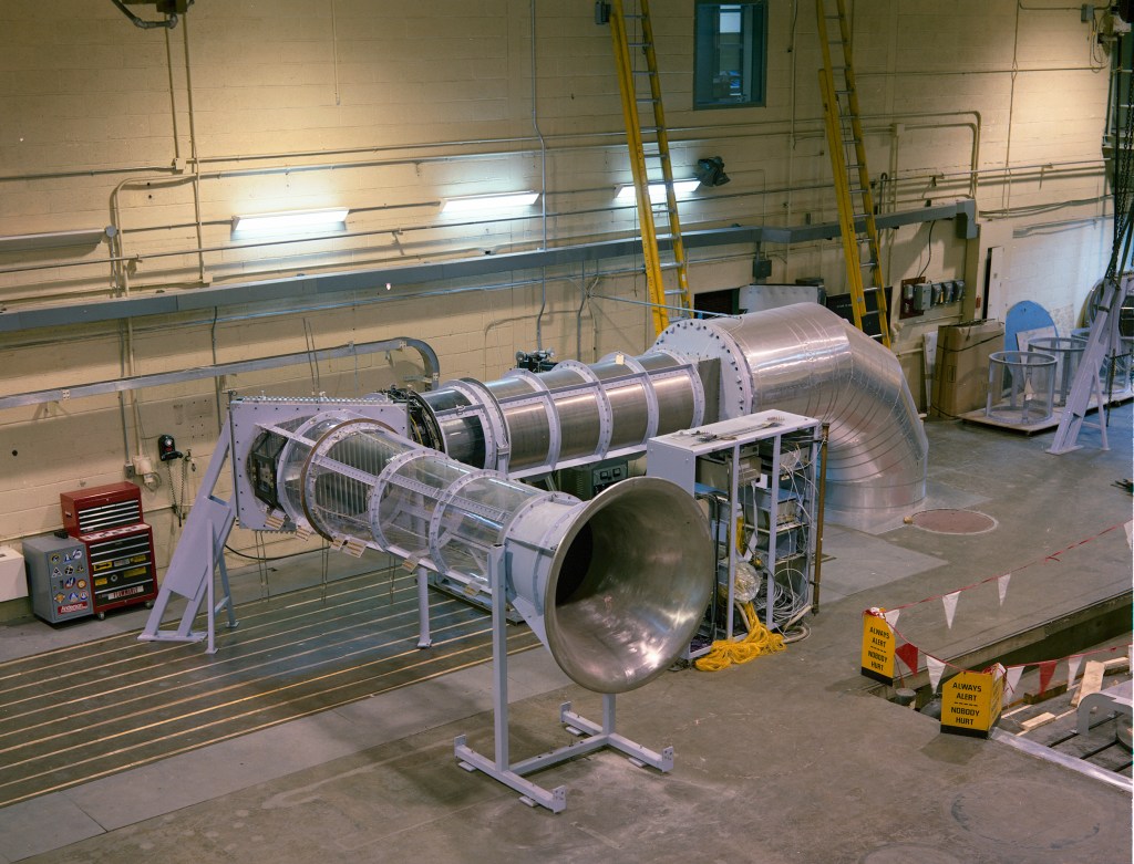View of AWT corner model in the ERB.