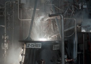 Engine firing in test stand.