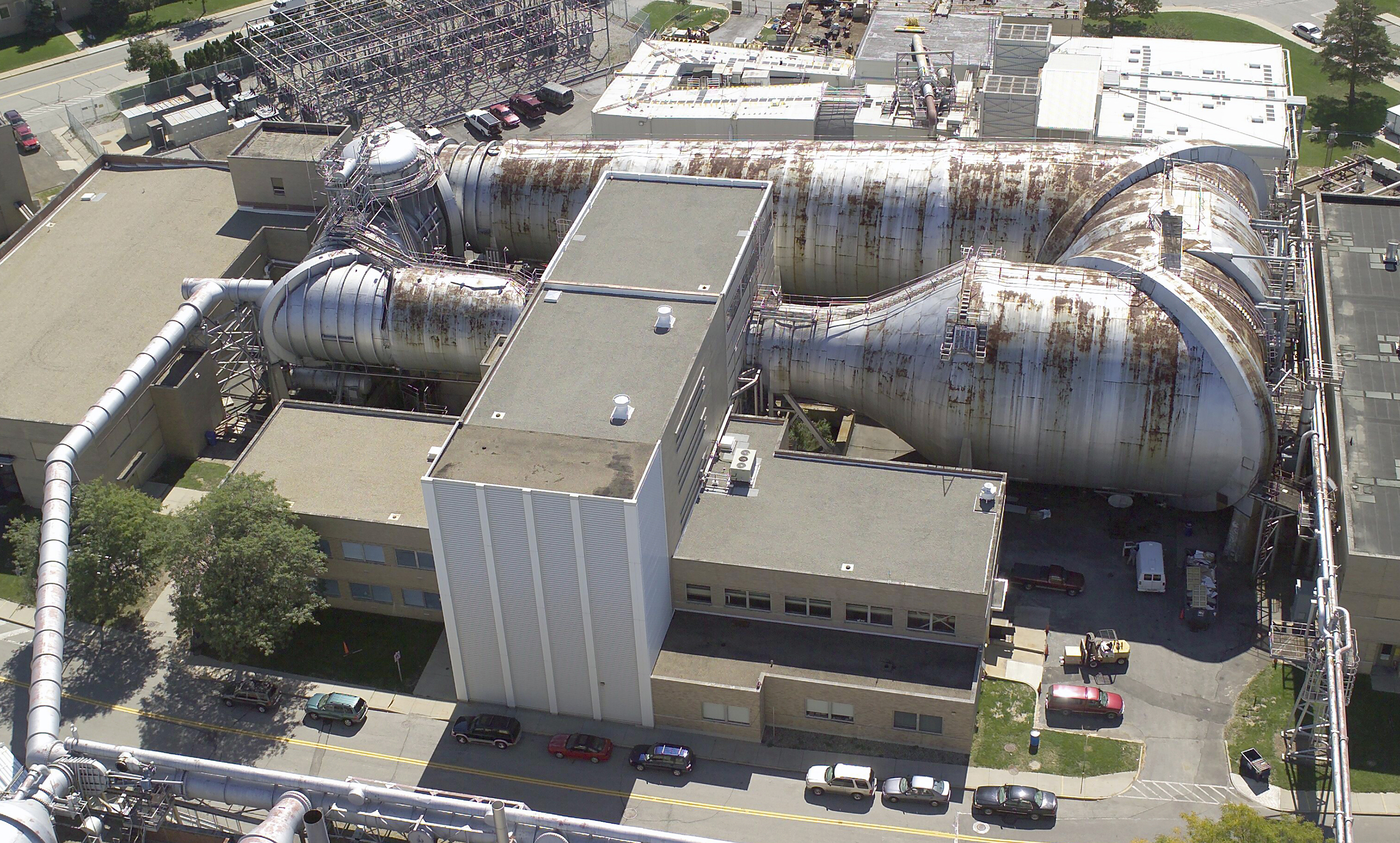 Aerial view of AWT in 2005