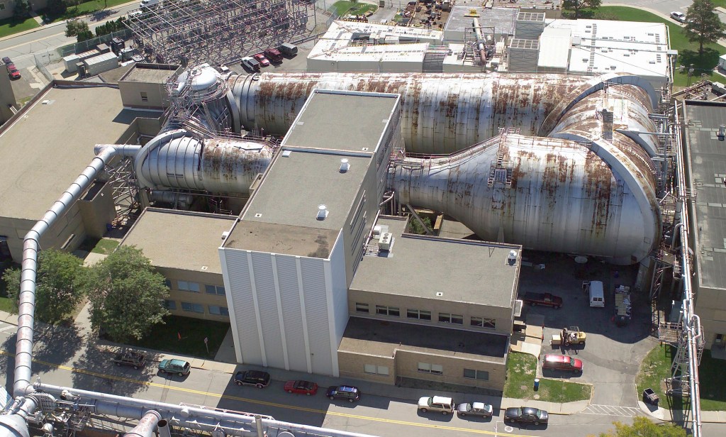 Aerial view of AWT in 2005