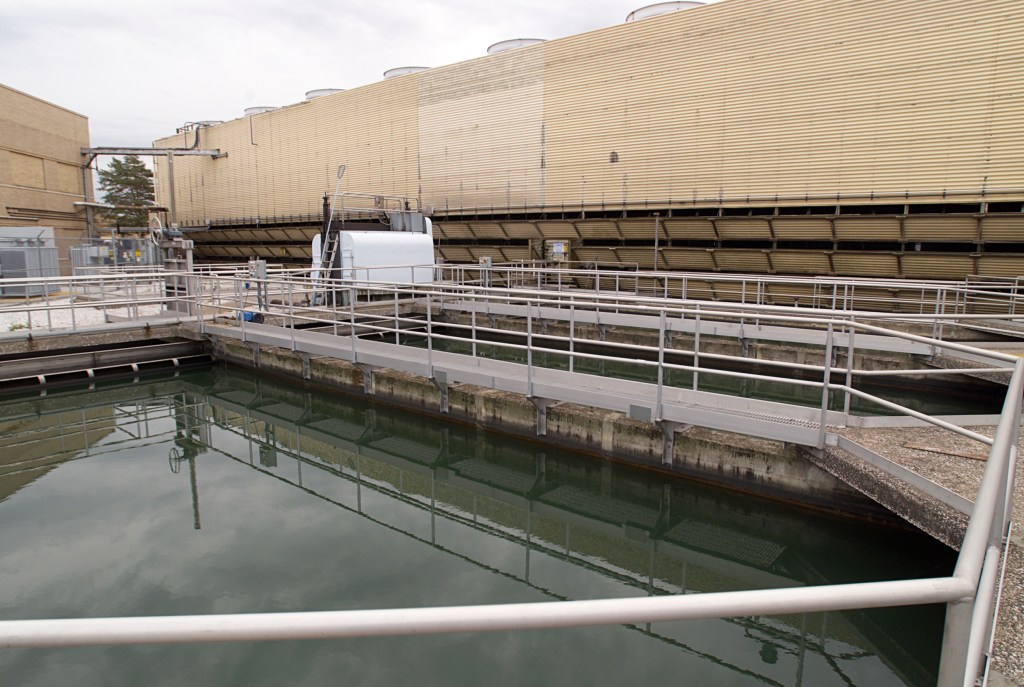 Cooling Tower No.1's settling ponds