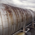 Rusting exterior shell of the AWT