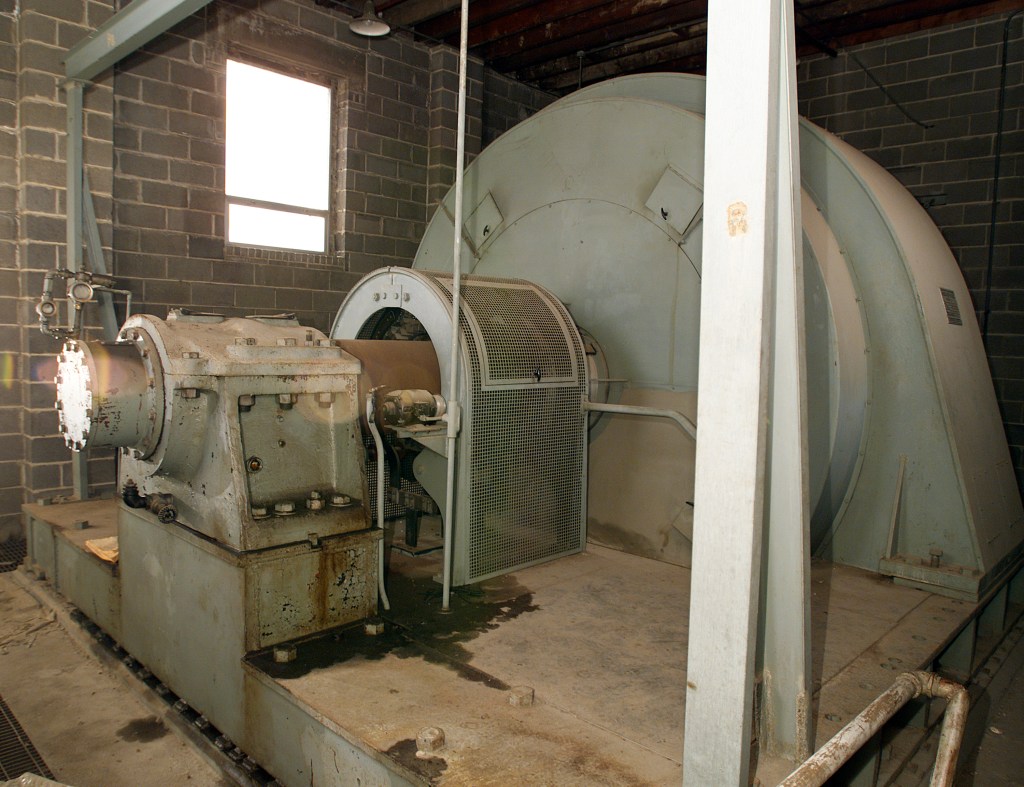 Altitude Wind Tunnel Drive Motor in Exhauster Building