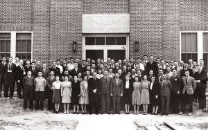 Group photo of AERL design team