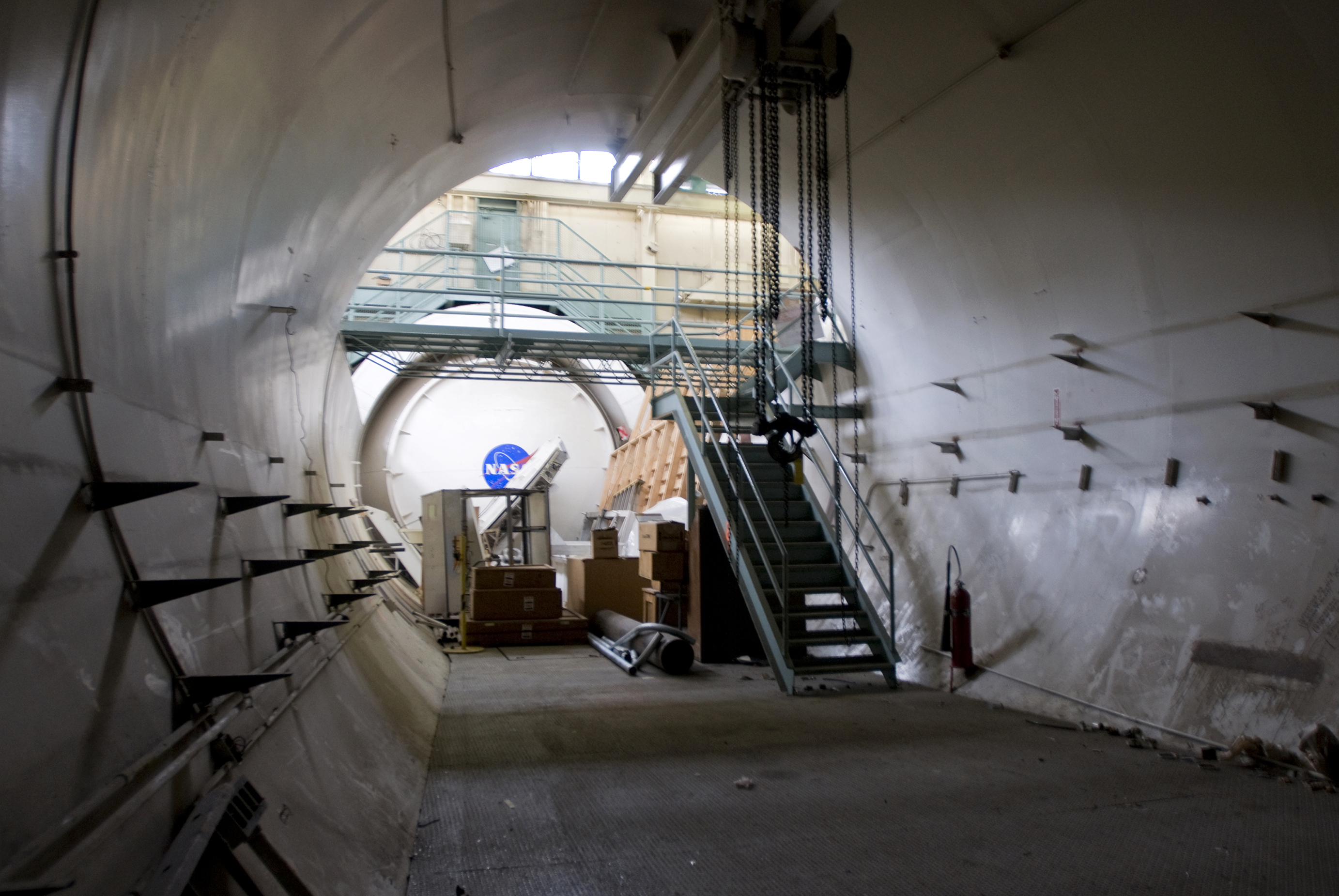 View inside AWT test section