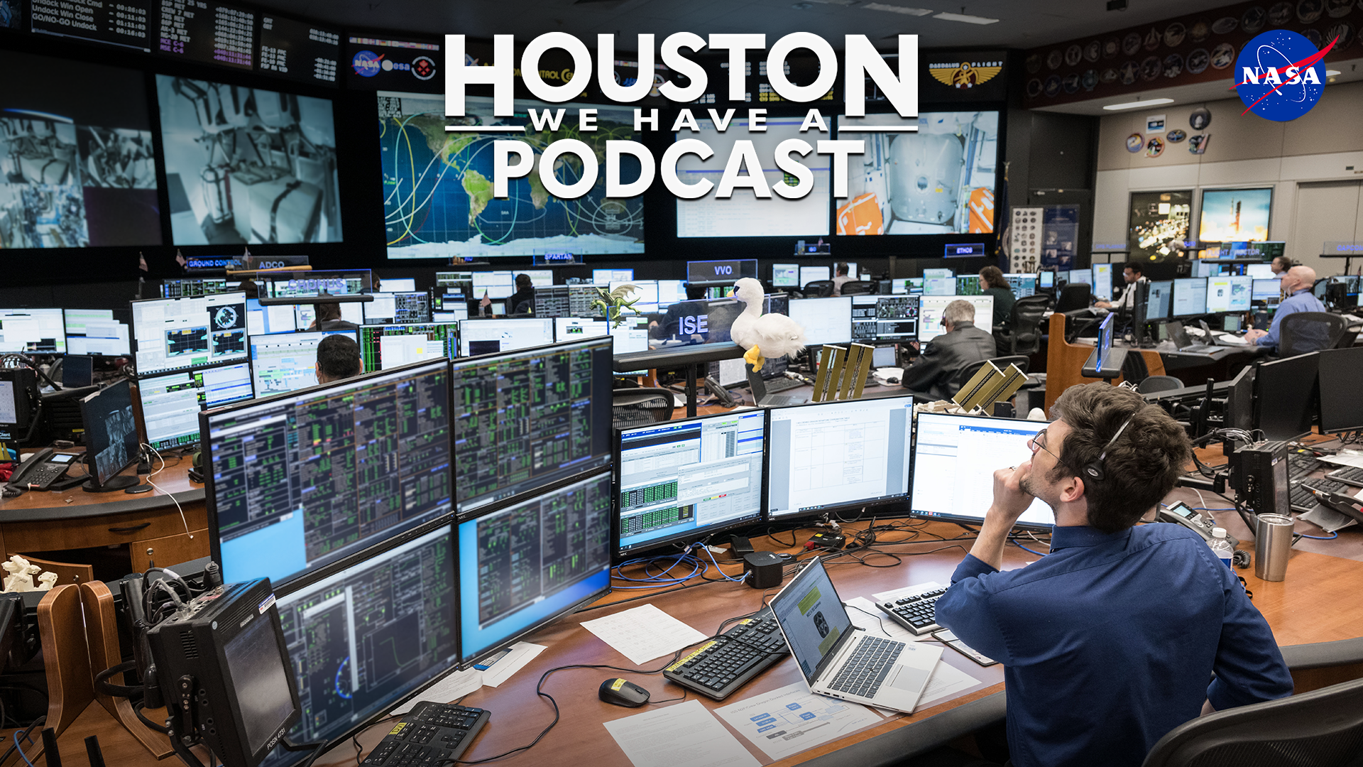 HWHAP Ep. 383. A view of ISS Mission Control from the ISE Console.