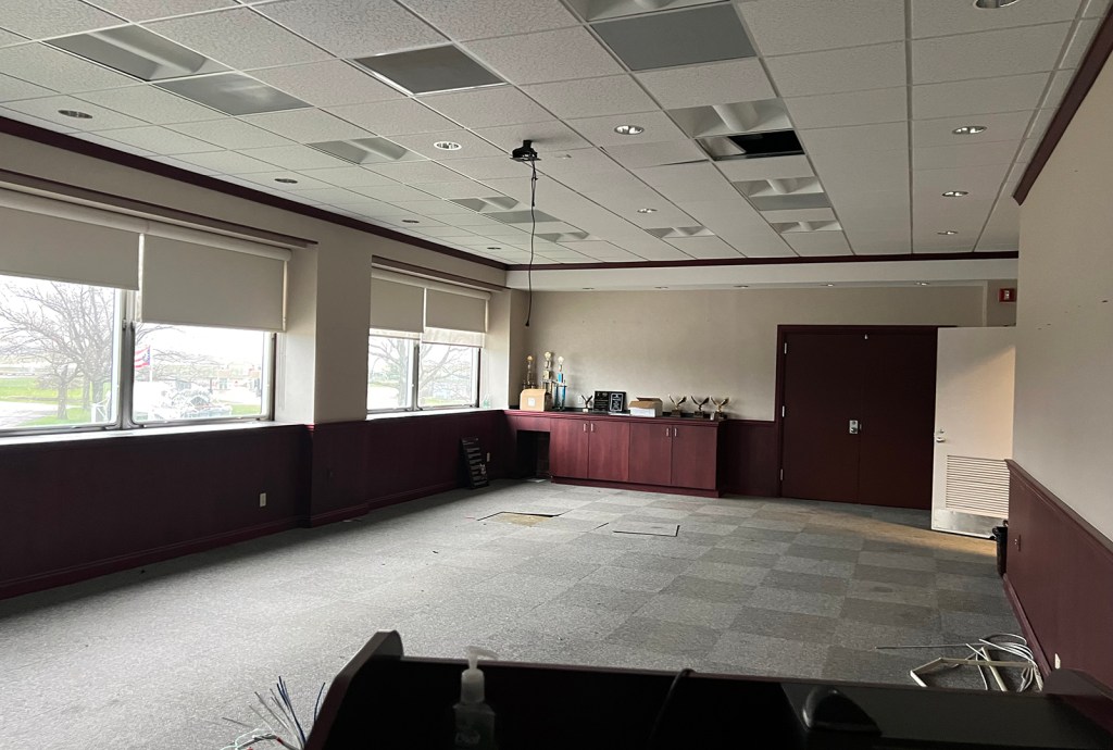 Empty conference room.