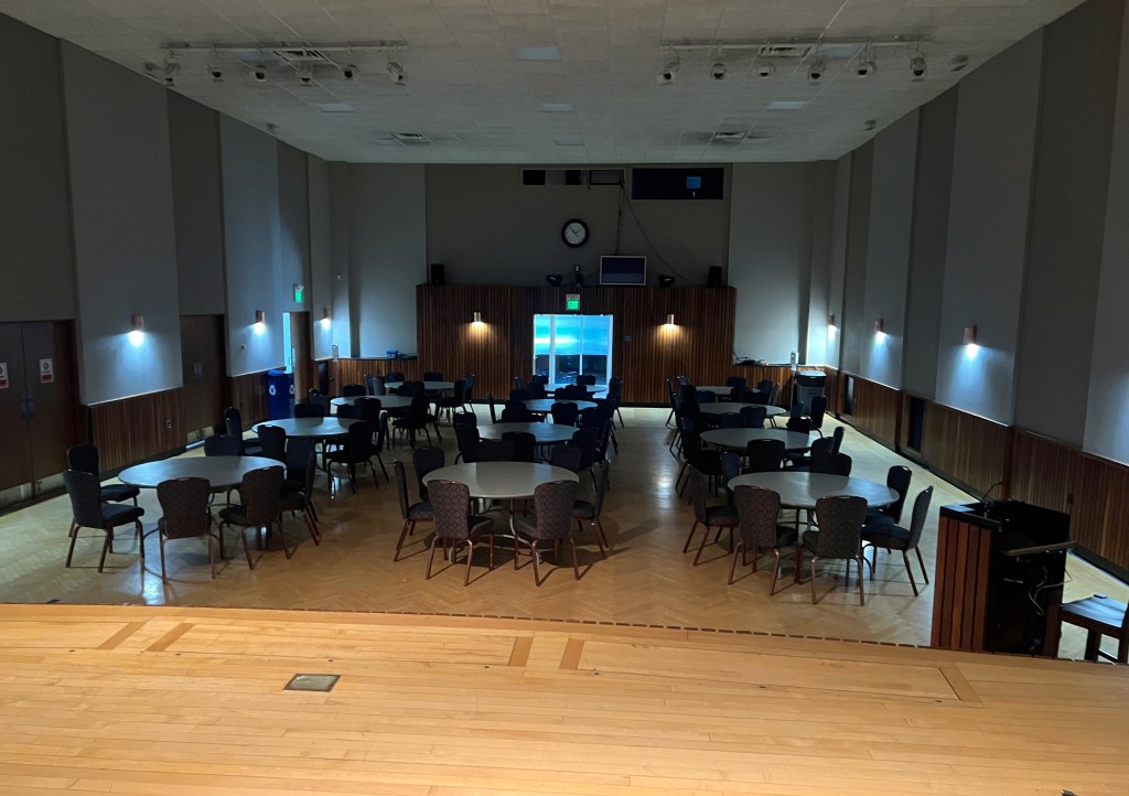 Empty auditorium.