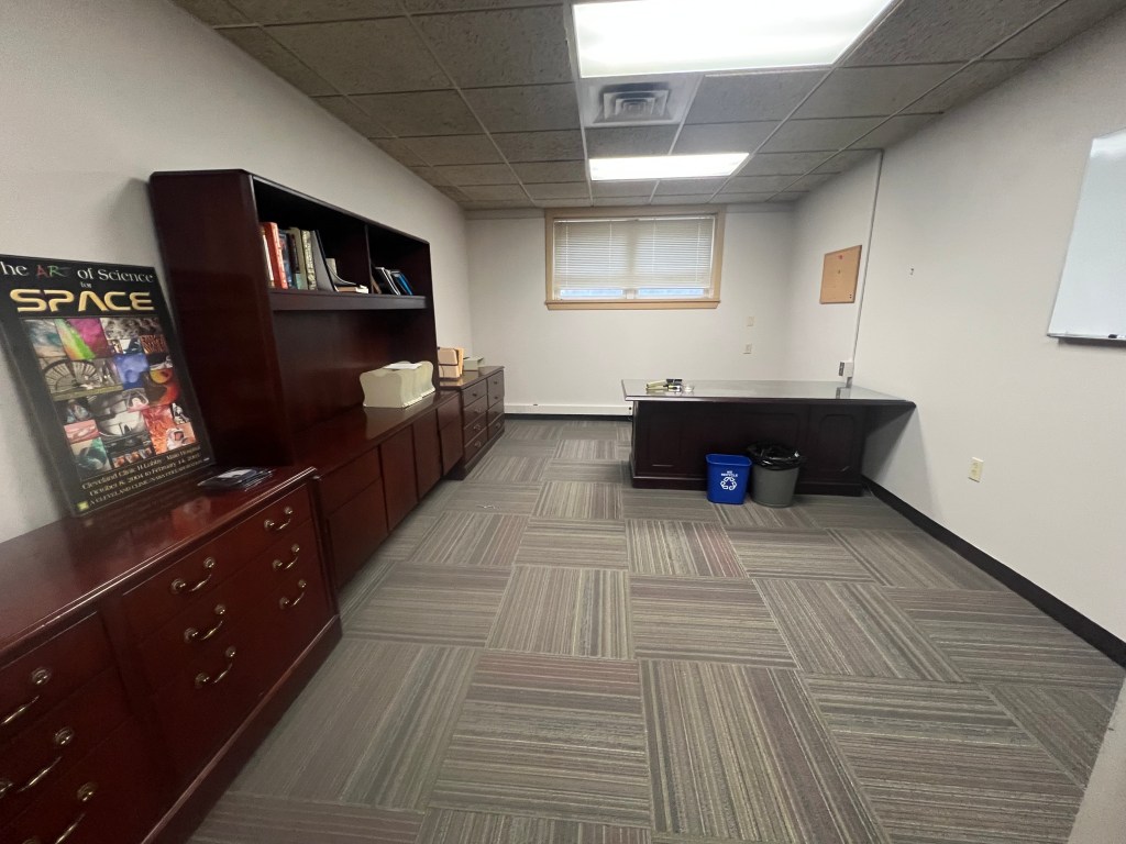 Empty office.