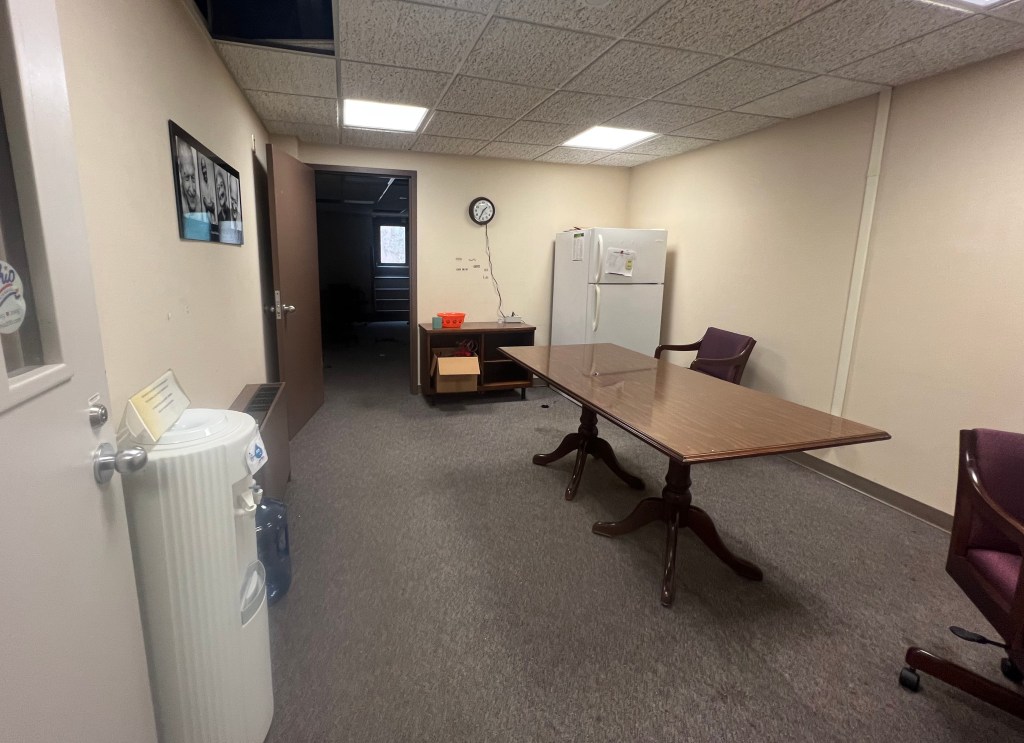 Empty office with table.