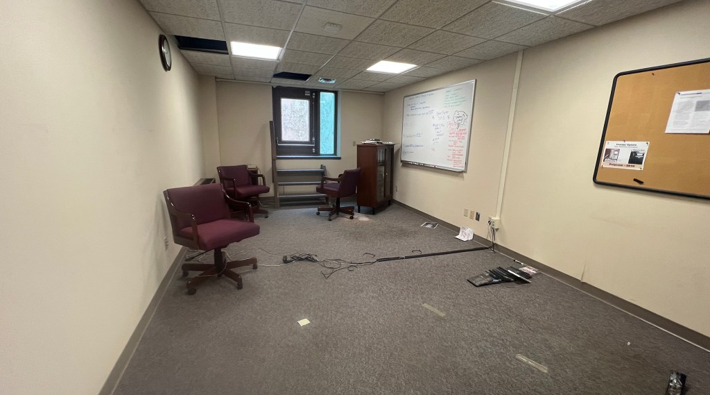 Empty office.