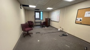 Empty office.