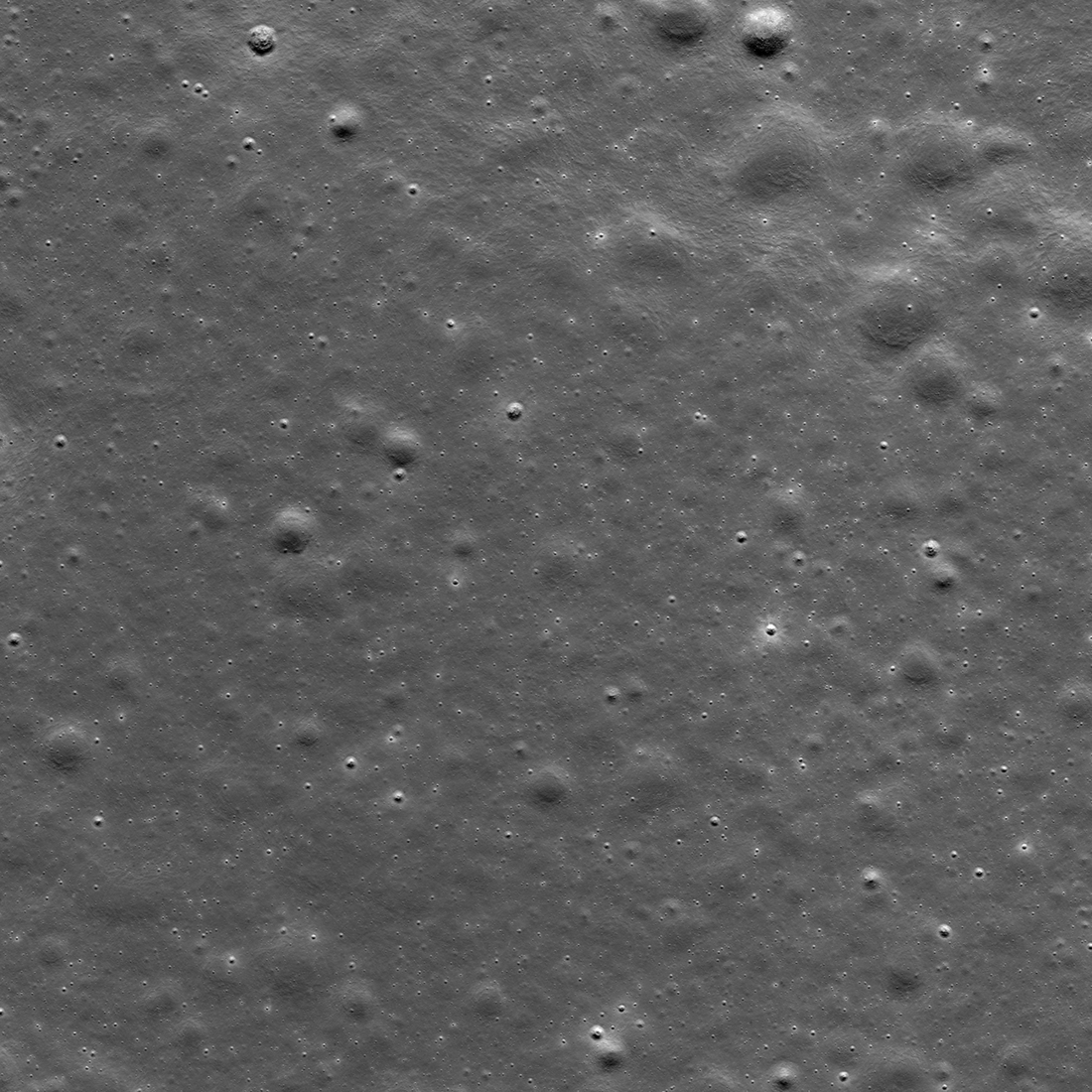 A black and white image of the surface of the Moon taken from NASA's Lunar Reconnaissance Orbiter showing the Mare Frigoris landing site on the surface of the Moon.